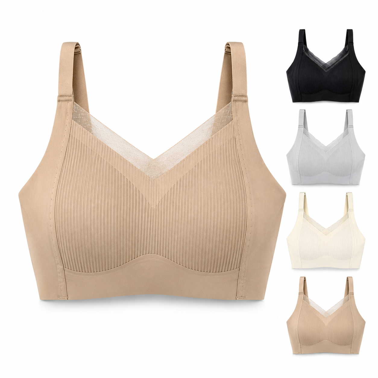 Brasier Invisible Sin Costuras - colores disponibles