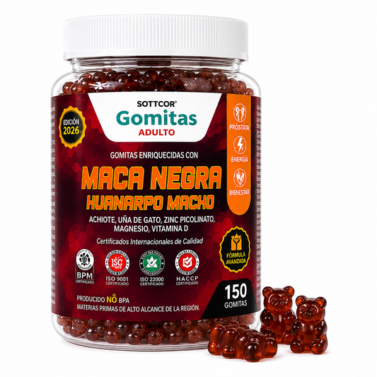 GOMITAS POTENCIADORAS DE MACA NEGRA